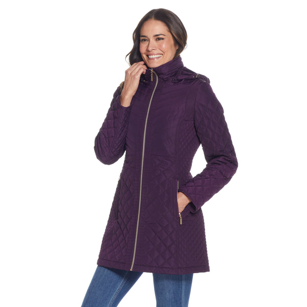 ジャケット・アウター fur collarquilting down coat DHgate.com:Designer Womens Long Warm Down Jacket with